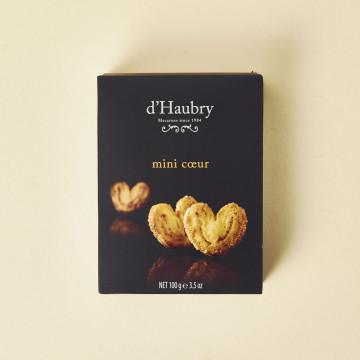Mini palmeras dulces d'Haubry, caja de 100 g, calidad gourmet