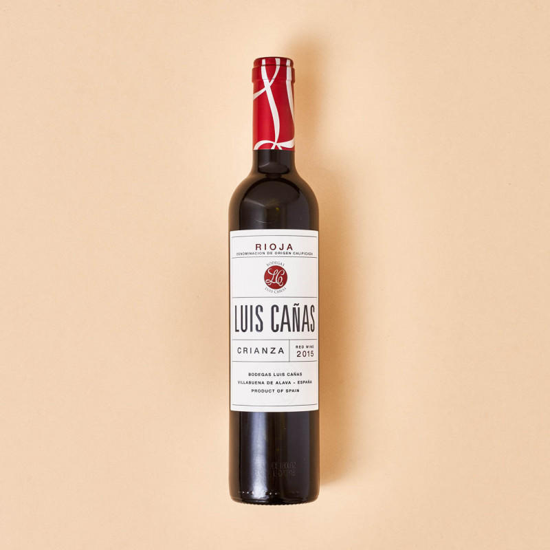 Vino Luis Cañas, botella de 500 ml