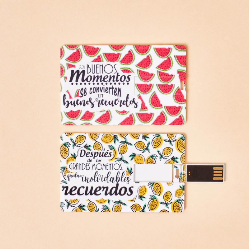 Tarjeta USB "Inolvidables recuerdos"