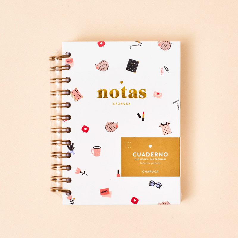 Cuaderno de notas mini Charuca Lovers