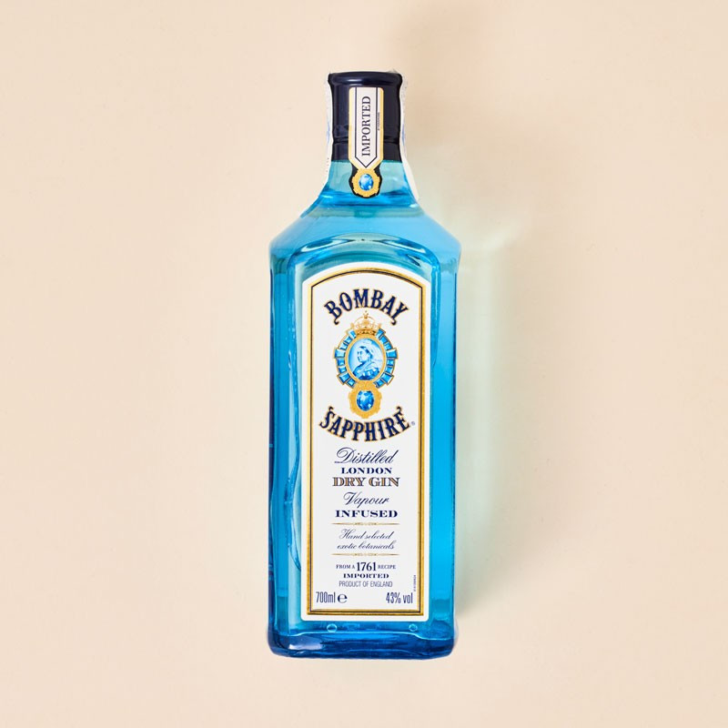 Ginebra Bombay Sapphire, botella 700 ml