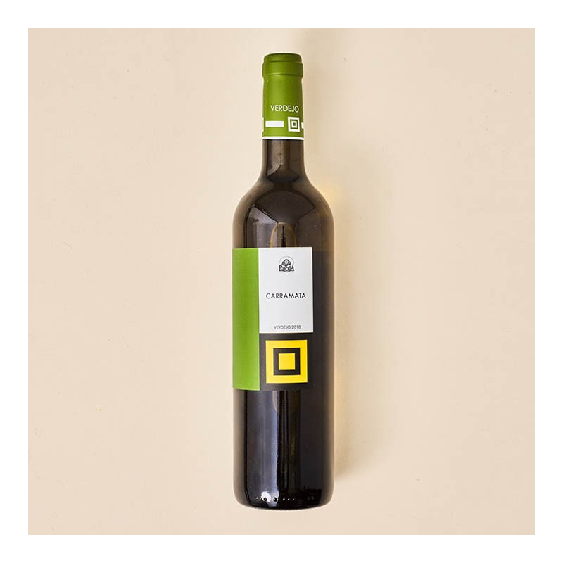 Vino blanco Carramata Verdejo 2018, 75 cl.