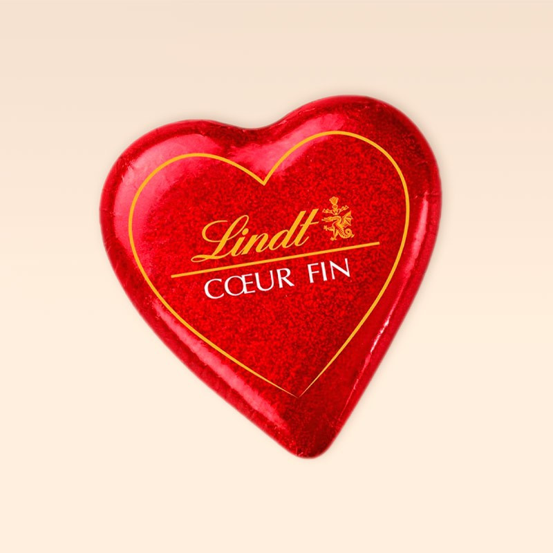 Corazón de Chocolate con Leche Lindt «Coeur Fin»