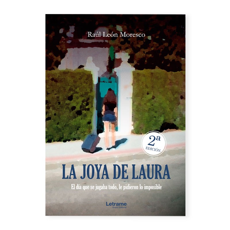 «La joya de Laura», portada de la novela de Raúl León Moresco