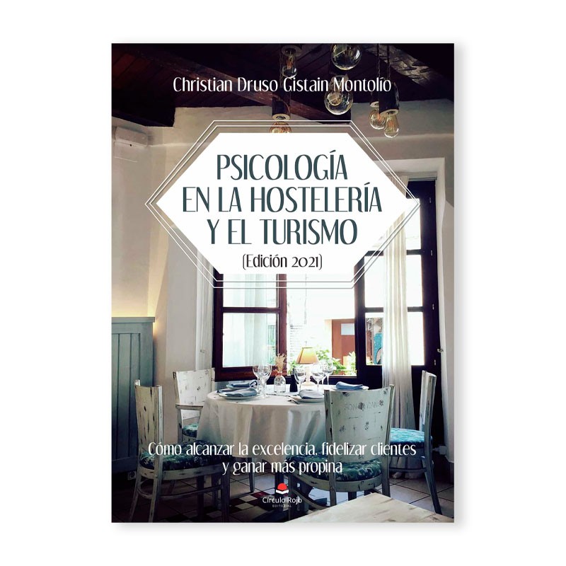 «Psicología en la hostelería y el turismo» de Christian Druso Gistain Montolío, portada del libro