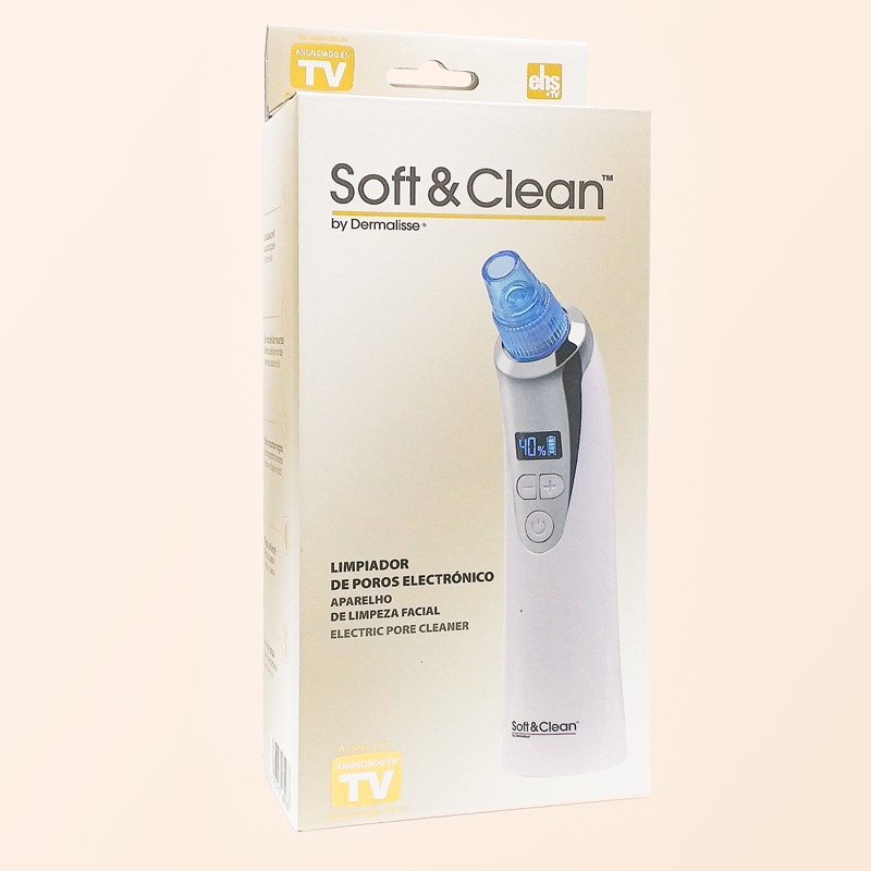 Limpiador de poros facial por succión eléctrico Soft&Clean