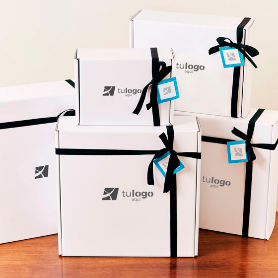 Cajas regalo para eventos personalizadas con logo de empresa