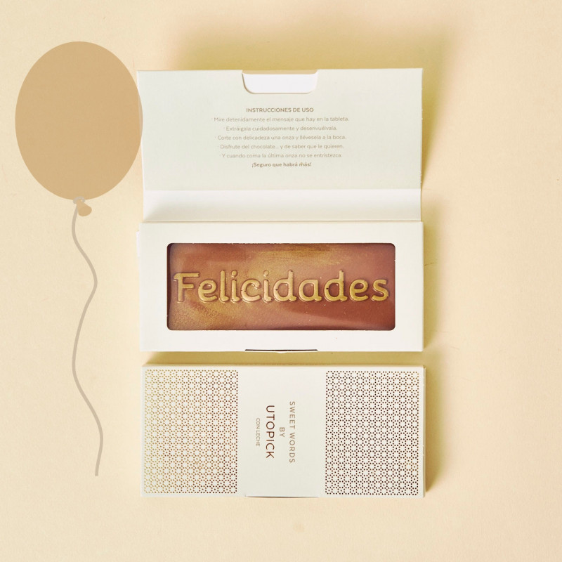 Chocolate "Felicidades" + packaging de lujo image number null